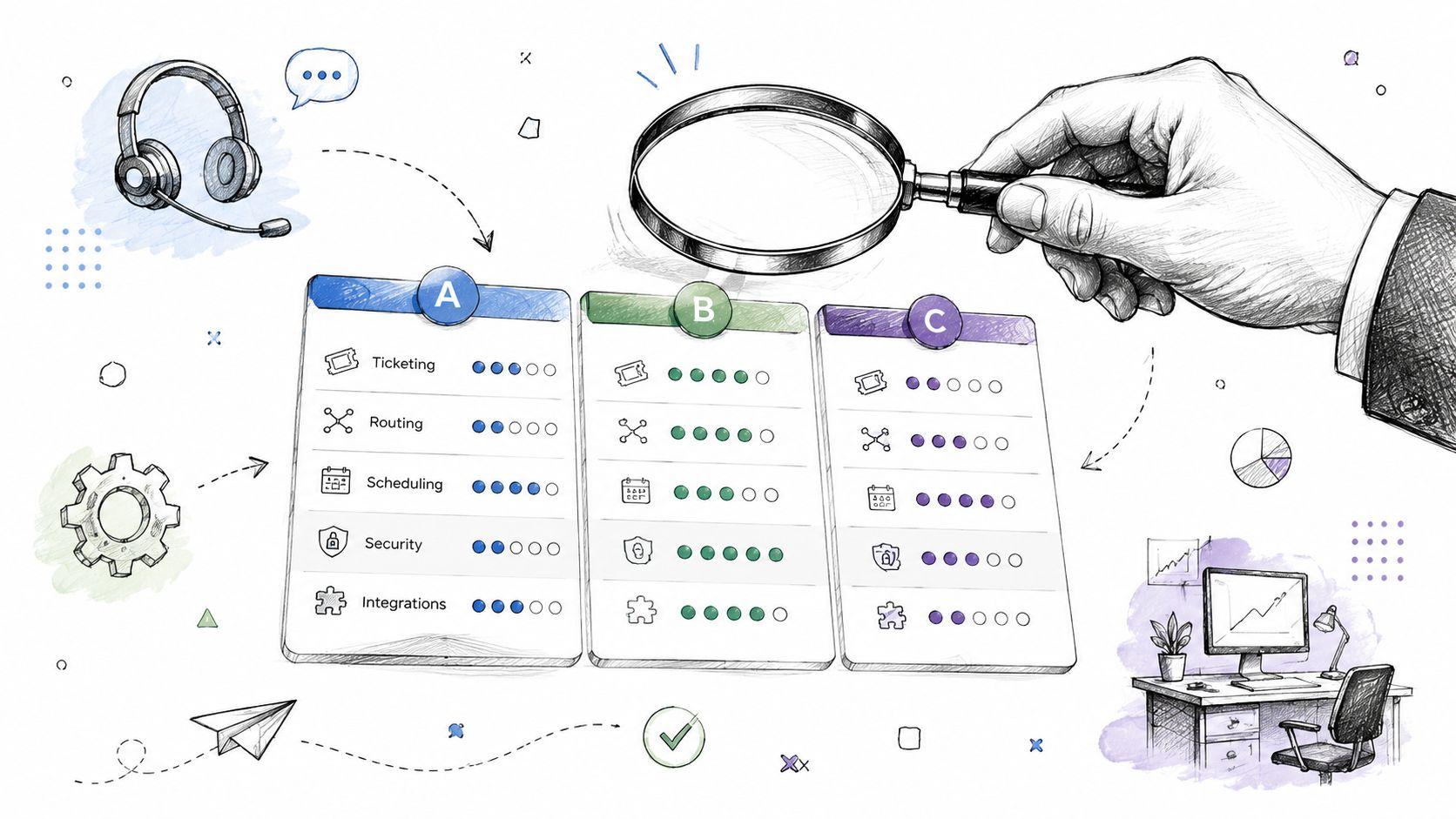Heading image for Help Desk Software Comparison: A 2026 Ops Guide