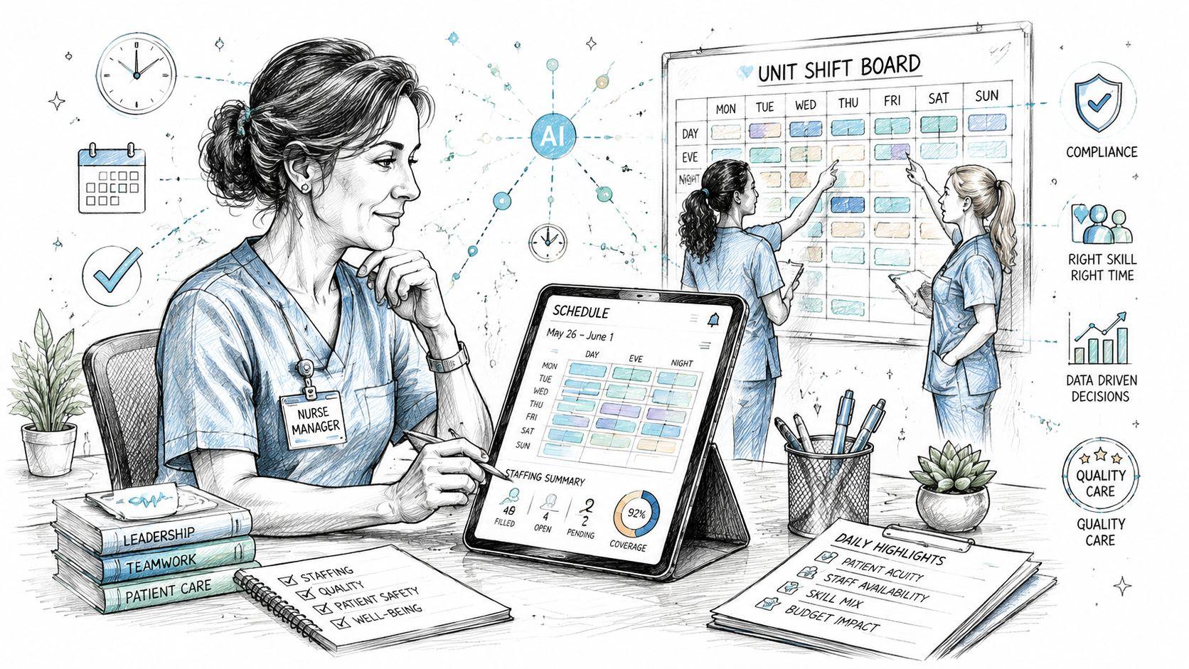 Heading image for Nurse Scheduling Software: A Buyer's Implementation Guide