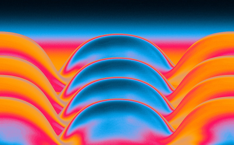 Computer-generated abstract waves